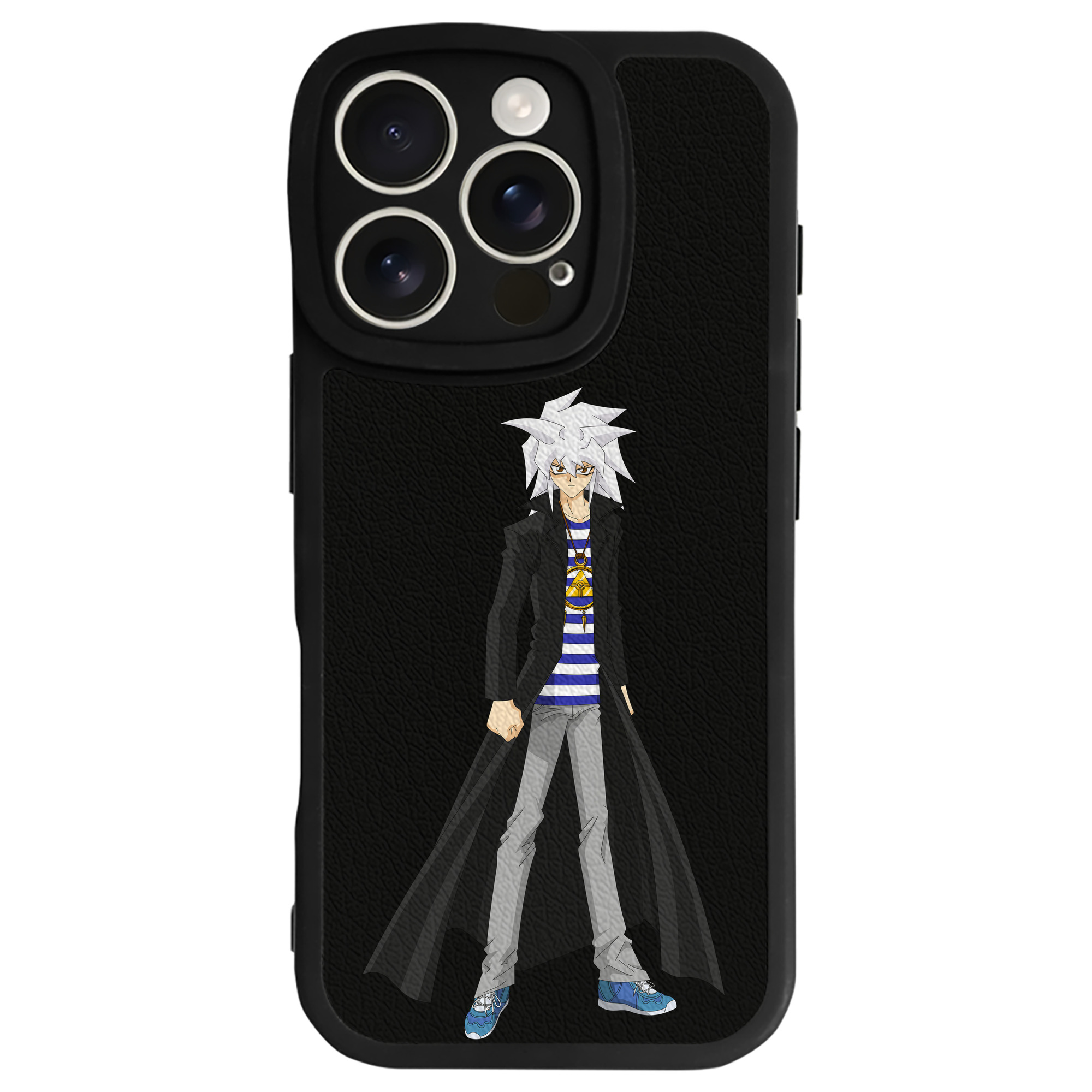 遊☆戯☆王 Yu-Gi-Oh! 【iPhone 16シリーズ対応】シリコンスマホケース（レザー調） 材質：シリコン